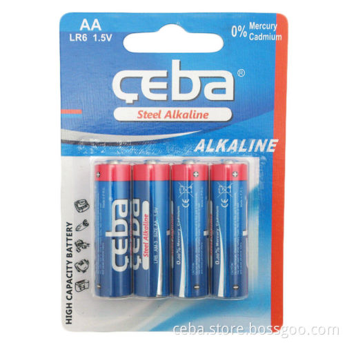 CEBA alkaline battery primary battery1.5v aa/lr6/am3 1.5v alkaline
